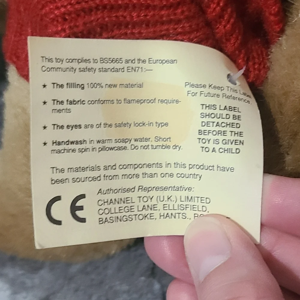 NWT Vintage Oxford Campus The Oxford Bear 12